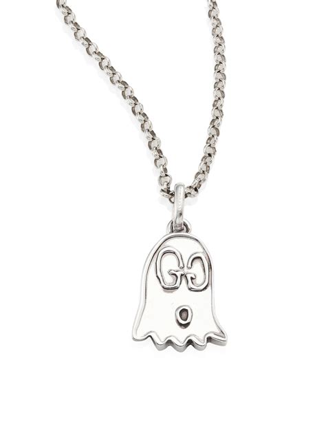 gucci ghost charm and chain|Gucci ghost.